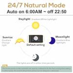 hygger 42W 24/7 Lighting Aquarium LED Light, Sunrise-Daylight-Moonlight Mode and DIY Mode, Timer Adjustable Brightness Fish Tank Light with Extendable Bracket 7 Colors for Planted Tank