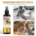 KFQHBQ Potty Training Spray for Dogs, Advanced Dog Spray for Indoor Housebreaking, Dog Pee Spray with Pheromone Attractant, Effective Potty Training Aid for Puppies & Adult Canines, 120ml