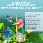 8 OZ Ultrathin Tropical Fish Flakes - High Protein with Krill & Spirulina for Betta, Guppies, Tetra, Angelfish, Color Enhancing Fast Growth Formula