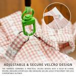 SMOLKITH Fancy Rat Clothes, Pet Rat Adjustable Pink Plaid Button Up Dress with Leash, Small Animal Apparel for Walking, Fits Guinea Pigs，Chinchillas，Meerkats，Rabbits and More- Size M