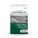 Diamond Naturals Large Breed Adult Dry Dog Food Chicken and Rice Formula with Protein from Real Chicken, Probiotics and Essential Nutrients to Support Balanced and Overall Health in Adult Dogs 40lb
