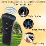 Daioai Anti Barking Device for Dogs, Ultrasonic Dog Bark Deterrent & Trainer - Stop Excessive Barking, Pet Training Tool with LED Light, Sonic Emitter for Puppies & Dogs Behavior Training