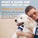 Clawzbey Dog Potty Training Spray Set, No-Go Spray & Here Potty Training Spray, Puppy Essentials, Stops Urination & Marking, Indoor and Outdoor Use (1.7 fl oz, 2 Pack)