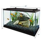 Tetra Aquarium, 10 Gallon, Complete Tropical Fish Tank Kit with LED Lighting for Freshwater Fish
