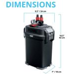 Fluval 307 Perfomance Canister Filter - for Aquariums Up to 70 Gallons - Aquarium Canister Filter