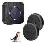 EverNary Dog Door Bell, Wireless Doggie Doorbells for Potty Training, Door Bell for Dogs to Go Outside, Dog Bells with 1 Receiver and 2 Waterproof Transmitters
