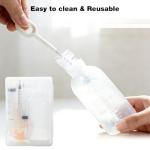 Newborn Pet Feeding Kit, 100ml Small Animal Nursing Bottle with BPA-Free Nipple, Oral Syringe, Measuring Cup & Cleaning Brush for Kittens, Puppies, Rabbits, Squirrels | Safe Hygienic Milk Feeder Set