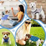 Sadnyy 6 Pack Winter Dog Shirt Boy Pet Clothes Doggy Tee Tank Top Kitten Shirts with Letters for Small Medium Dogs Cats Soft Cozy Chihuahua Vest Apparel for Dog Cat Puppy(Small)