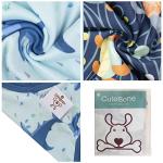 CuteBone Dog Shirts 2-Pack Soft Pet Clothes Breathable Summer Vest for Small Puppy and Stretchy Cat Apparel