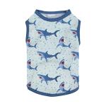 CuteBone Dog Shirts 2-Pack Soft Pet Clothes Breathable Summer Vest for Small Puppy and Stretchy Cat Apparel
