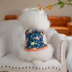 CuteBone Dog Shirts 2-Pack Soft Pet Clothes Breathable Summer Vest for Small Puppy and Stretchy Cat Apparel