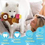 LECHONG 5Pcs Squeaky Dog Toys, Large Crinkle Dog Toys for Large Medium and Small Dogs, Puppy Toys to Keep Them Busy Great Value Dog Toy Bundle