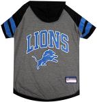 Pets First NFL Detroit Lions Hoodie for Dogs & Cats. | NFL Football Licensed Dog Hoody Tee Shirt, Medium| Sports Hoody T-Shirt for Pets | Licensed Sporty Dog Shirt