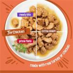 Purina Friskies TurChicken Turkey and Chicken Wet Cat Food Variety Pack with Meaty Bits, Prime Filets, and Extra Gravy, 48 ct.