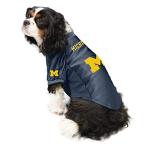 Littlearth NCAA Michigan Wolverines Stretch Pet Jersey, Team Color, X-Small
