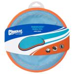 Chuckit! Paraflight Flying Disc Dog Toy - Water Floating Flyer - Durable Nylon Construction with Soft Rubber Edges - For Medium and Large Dogs - Size Large - 9.75" L x 9.75" W - Pack of 1