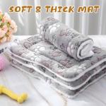 Tuanse 4 Pack Ultra Soft Dog Cat Bed Mat Small Animal Guinea Pig Bed with Cute Print Reversible Fleece Dog Crate Kennel Pad Cozy Washable Thickened Hamster Pet Beds Mat(13 x 10 Inches,Light Gray)