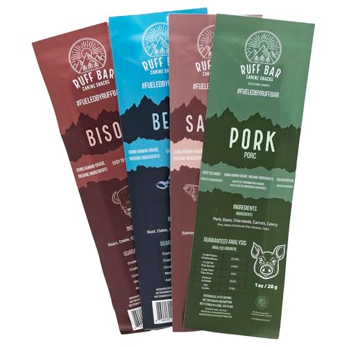 RUFF BAR High Protein Dog Treat Variety Pack