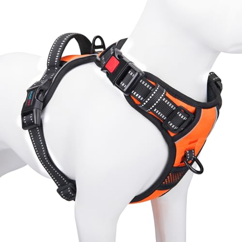 PHOEPET Reflective No Pull Dog Harness - Medium