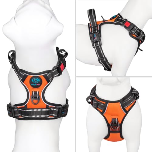PHOEPET Reflective No Pull Dog Harness - Medium