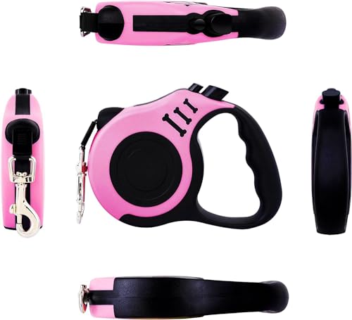 PETIMP 16FT Retractable Dog Leash with Bowl