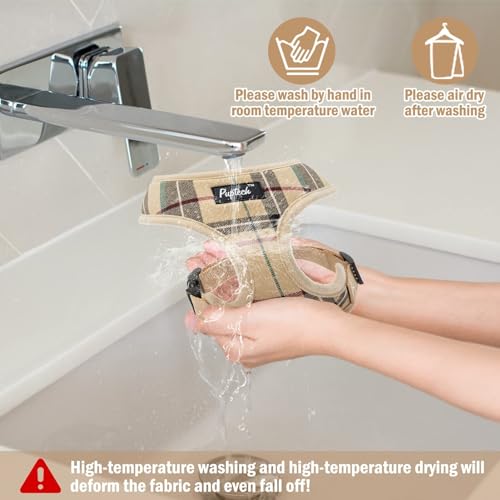 PUPTECK Soft Mesh Dog Harness & Leash Set