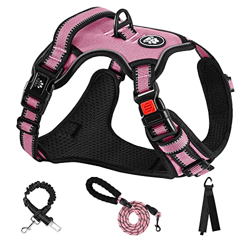 NESTROAD Reflective No-Pull Dog Harness & Leash