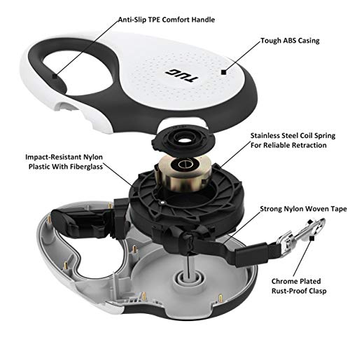 TUG 360° Tangle-Free 16ft Retractable Dog Leash