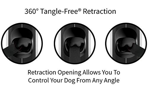 TUG 360° Tangle-Free 16ft Retractable Dog Leash
