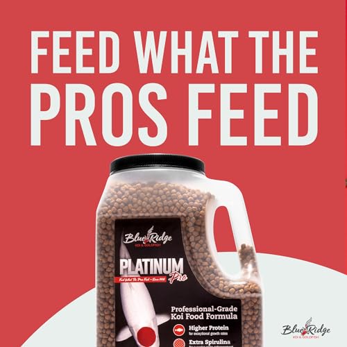 Premium Koi and Goldfish Food - 4.5lb Pellets