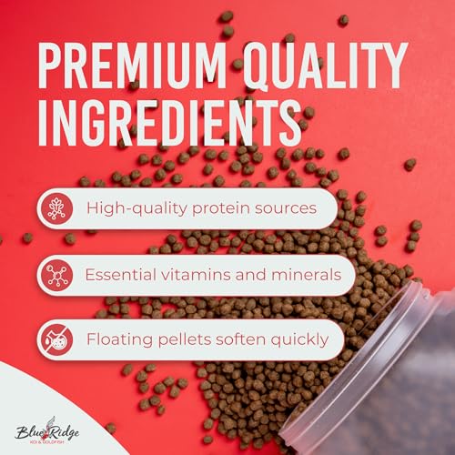 Premium Koi and Goldfish Food - 4.5lb Pellets