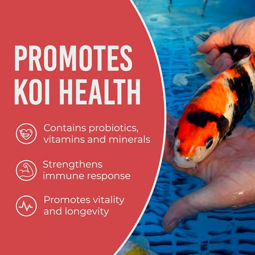 Premium Koi and Goldfish Food - 4.5lb Pellets