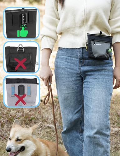 Gobeigo Dog Treat Pouch with Clicker and Dispenser