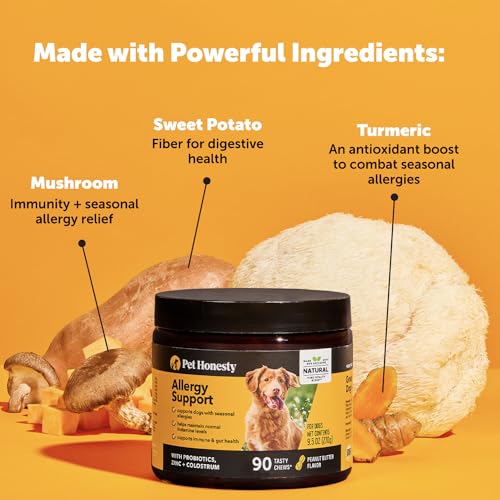 Pet Honesty Allergy Relief Chews for Dogs