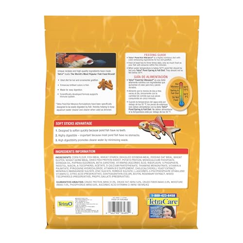 Tetra Koi Vibrance Sticks Fish Food, 2.42 lbs