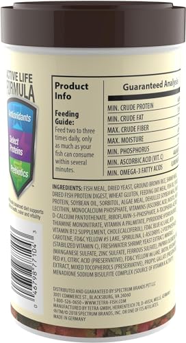 TetraMin Tropical Flake Food for Fish 2.2 oz