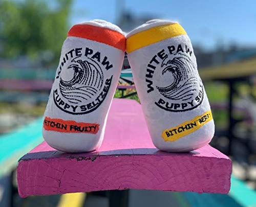 Neuter Light Plush Squeaky Dog Toys – Two Pack