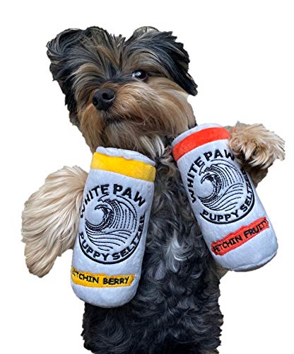 Neuter Light Plush Squeaky Dog Toys – Two Pack