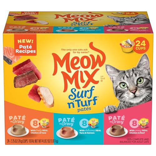 Meow Mix Surf n’ Turf Cat Food Variety Pack