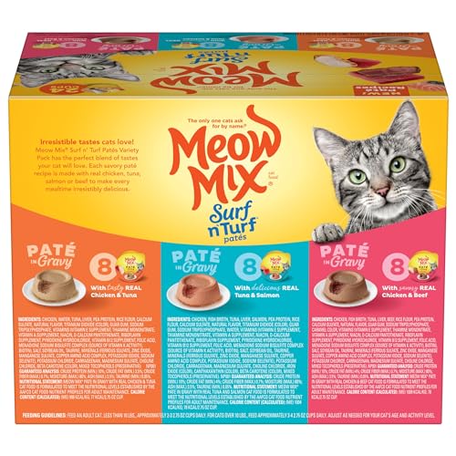 Meow Mix Surf n’ Turf Cat Food Variety Pack