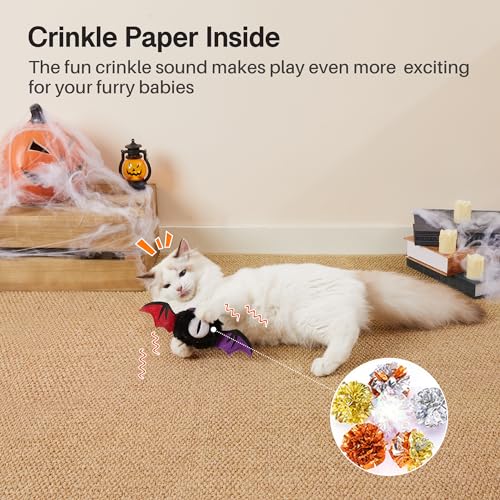 Interactive Glow-in-the-Dark Catnip Kicker Toys