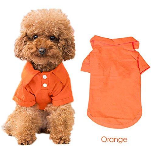 4-Pack Breathable Dog T-Shirts for Small Pets
