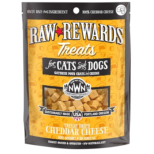 Raw Rewards Freeze-Dried Cheddar Cheese Treats for Pets