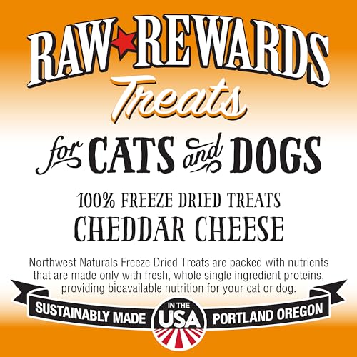 Raw Rewards Freeze-Dried Cheddar Cheese Treats for Pets