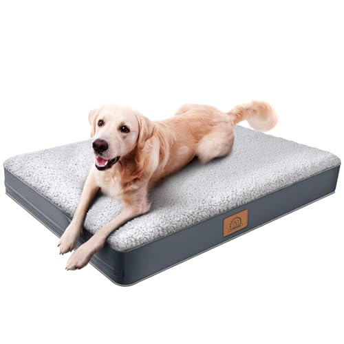 Extra Large Waterproof Orthopedic Dog Bed, Grey