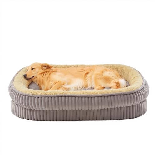 Orthopedic Dog Bed with Washable Cover & Non-Slip