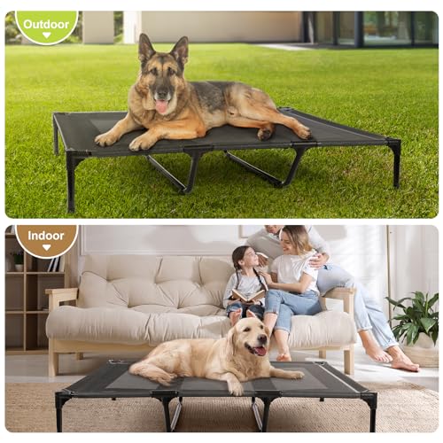 Elevated Waterproof Dog Bed for Extra Large Dogs
