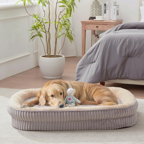 Orthopedic Dog Bed with Washable Cover & Non-Slip