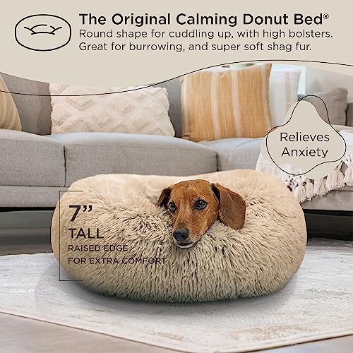 Sheri's Cozy Taupe Donut Bed 23x23