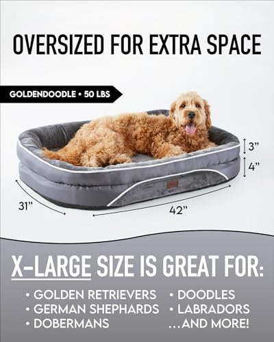 Orthopedic Dog Bed for Extra Large Dogs